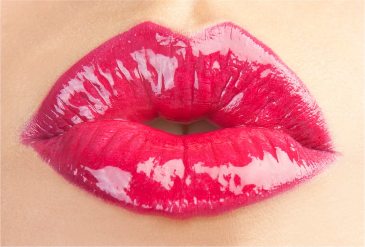 Женские блестящие губы