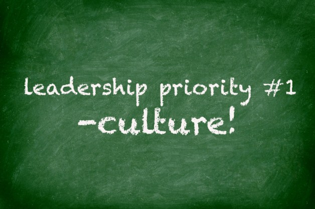 The number 1 priority if you want to lead – take responsibility for culture