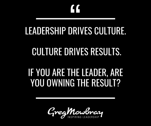 As the Leader, are you owning the results?