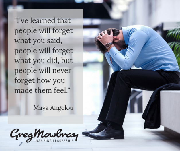 Do you think about how you make people feel?